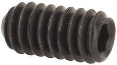 Value Collection - #5-40 UNC, 1/4" OAL, Flat Point Set Screw - Grade 8 Alloy Steel, 1/16" Key - Benchmark Tooling