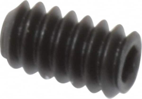 Value Collection - #6-32 UNC, 1/4" OAL, Flat Point Set Screw - Grade 8 Alloy Steel, 1/16" Key - Benchmark Tooling