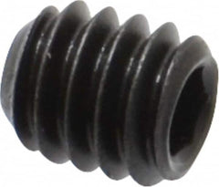 Value Collection - #8-32 UNC, 3/16" OAL, Flat Point Set Screw - Grade 8 Alloy Steel, 5/64" Key - Benchmark Tooling