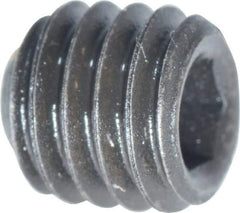 Value Collection - #10-32 UNF, 3/16" OAL, Flat Point Set Screw - Grade 8 Alloy Steel, 3/32" Key - Benchmark Tooling
