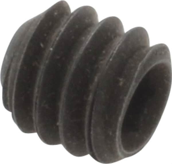 Value Collection - 1/4-20 UNC, 1/4" OAL, Flat Point Set Screw - Grade 8 Alloy Steel, 1/8" Key - Benchmark Tooling