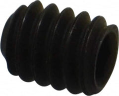 Value Collection - 1/4-20 UNC, 5/16" OAL, Flat Point Set Screw - Grade 8 Alloy Steel, 1/8" Key - Benchmark Tooling