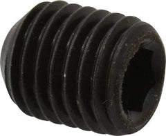 Value Collection - 5/16-24 UNF, 3/8" OAL, Flat Point Set Screw - Grade 8 Alloy Steel, 5/32" Key - Benchmark Tooling