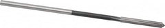 Interstate - #21 High Speed Steel Chucking Reamer - Straight Flute, 0.153" Straight Shank, 1-1/8" Flute Length, 4-1/2" OAL - Benchmark Tooling