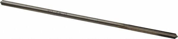 Interstate - #34 High Speed Steel 4 Flute Chucking Reamer - Straight Flute, 0.1055" Straight Shank, 7/8" Flute Length, 3-1/2" OAL - Benchmark Tooling