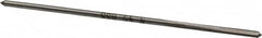 Interstate - #46 High Speed Steel 4 Flute Chucking Reamer - Straight Flute, 0.0771" Straight Shank, 3/4" Flute Length, 3" OAL - Benchmark Tooling