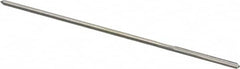 Interstate - #47 High Speed Steel 4 Flute Chucking Reamer - Straight Flute, 0.072" Straight Shank, 3/4" Flute Length, 3" OAL - Benchmark Tooling