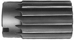 Interstate - 3-3/8" Reamer Diam, Straight Flute Shell Reamer - Benchmark Tooling