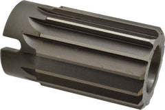 Interstate - 2-1/8" Reamer Diam, Straight Flute Shell Reamer - Benchmark Tooling