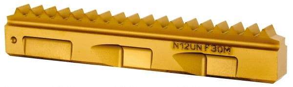 Seco - 12 TPI, Internal Thread, UN Standard, 396.19 F30M Grade Thread Mill Insert - Carbide, TiAlN/TiN Coating - Benchmark Tooling