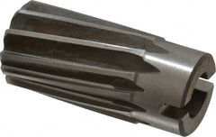 Made in USA - 1-1/4" Reamer Diam, Spiral Flute Shell Reamer - Benchmark Tooling