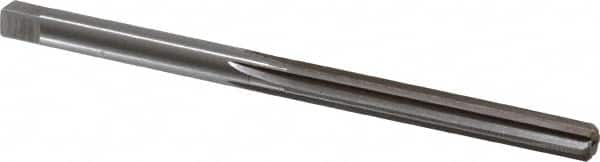 Made in USA - 17/64" Diam, Straight Shank, 2-1/8" Flute, Hand Reamer - Benchmark Tooling