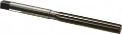 Made in USA - 7/16" Diam, Straight Shank, 2-3/4" Flute, Hand Reamer - Benchmark Tooling