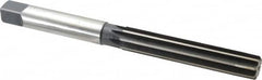 Made in USA - 13/16" Diam, Straight Shank, 4-9/16" Flute, Hand Reamer - Benchmark Tooling