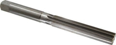 Made in USA - 1-1/4" Diam, Straight Shank, 6-1/8" Flute, Hand Reamer - Benchmark Tooling