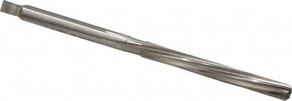 Made in USA - 13/64" Diam, Straight Shank, 1-7/8" Flute, Hand Reamer - Benchmark Tooling