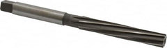 Made in USA - 7/16" Diam, Straight Shank, 2-3/4" Flute, Hand Reamer - Benchmark Tooling