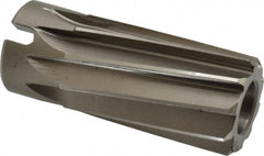 Interstate - 1-1/8" Reamer Diam, Spiral Flute Shell Reamer - Benchmark Tooling