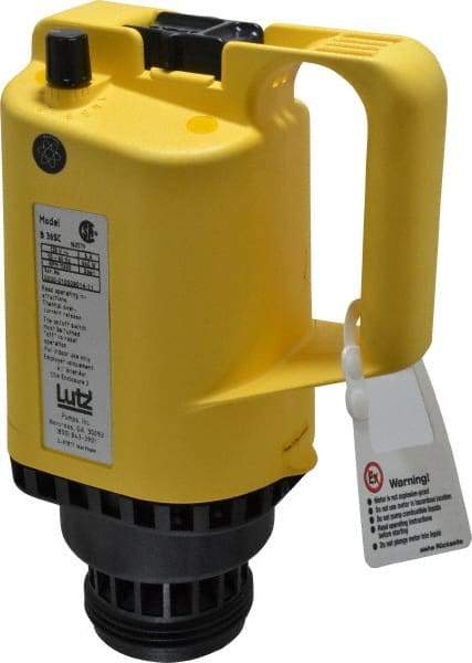 Lutz Pumps - 0.85 HP, Open Drip Proof With Speed Control Drum Pump Motor - For Use With All Lutz Pump Tubes, 120 Volt - Benchmark Tooling