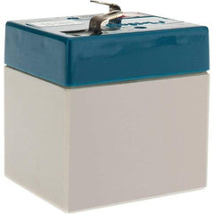 Mule - Lead-Acid, Quick-Disconnect Tab Terminal, 6 Volt, 1 Amp, Lead Rechargeable Battery - 3/16" Tab Width x 0.032" Tab Thickness, 1.65" Wide x 2" High x 2" Deep - Benchmark Tooling