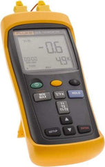 Fluke - -210 to 1,600°F Industrial Thermometer - Digital Display - Benchmark Tooling