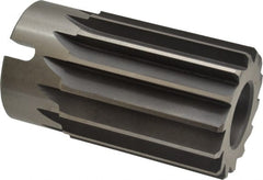 Made in USA - 2" Reamer Diam, Straight Flute Shell Reamer - Benchmark Tooling