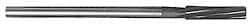 Interstate - 31/64" Cobalt 6 Flute Chucking Reamer - Spiral Flute, 0.4355" Straight Shank, 2" Flute Length, 8" OAL - Benchmark Tooling