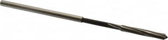 Interstate - 5/32" High Speed Steel Chucking Reamer - Spiral Flute, 0.151" Straight Shank, 1" Flute Length, 4" OAL - Benchmark Tooling