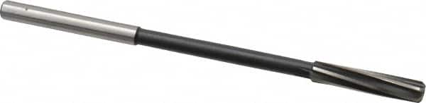 Interstate - 5/16" High Speed Steel Chucking Reamer - Spiral Flute, 0.2792" Straight Shank, 1-1/2" Flute Length, 6" OAL - Benchmark Tooling