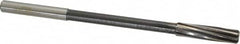 Interstate - 27/64" High Speed Steel Chucking Reamer - Spiral Flute, 0.373" Straight Shank, 1-3/4" Flute Length, 7" OAL - Benchmark Tooling