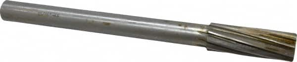 Interstate - 15/16" High Speed Steel Chucking Reamer - Spiral Flute, 3/4" Straight Shank, 2-5/8" Flute Length, 10" OAL - Benchmark Tooling