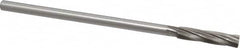 Interstate - 3/8" Cobalt 6 Flute Chucking Reamer - Spiral Flute, 0.3105" Straight Shank, 1-3/4" Flute Length, 7" OAL - Benchmark Tooling