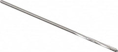 Made in USA - 5/64" High Speed Steel 4 Flute Chucking Reamer - Spiral Flute, 0.072" Straight Shank, 3/4" Flute Length, 3" OAL - Benchmark Tooling