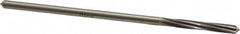 Made in USA - 11/64" High Speed Steel 6 Flute Chucking Reamer - Spiral Flute, 0.1645" Straight Shank, 1-1/8" Flute Length, 4-1/2" OAL - Benchmark Tooling
