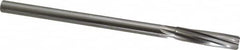 Made in USA - 27/64" High Speed Steel 6 Flute Chucking Reamer - Spiral Flute, 0.373" Straight Shank, 1-3/4" Flute Length, 7" OAL - Benchmark Tooling