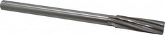 Made in USA - 3/4" High Speed Steel 8 Flute Chucking Reamer - Spiral Flute, 5/8" Straight Shank, 2-1/2" Flute Length, 9-1/2" OAL - Benchmark Tooling
