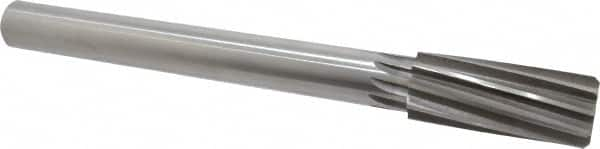 Made in USA - 1-1/4" High Speed Steel 10 Flute Chucking Reamer - Benchmark Tooling