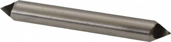 M.A. Ford - 1/4" Head Diam, 1/4" Shank Diam, 0 Flute 60° High Speed Steel Countersink - Benchmark Tooling