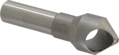 M.A. Ford - 13/16" Head Diam, 1/2" Shank Diam, 0 Flute 82° High Speed Steel Countersink - Bright Finish, 2-5/8" OAL, Single End, Straight Shank, Right Hand Cut - Benchmark Tooling