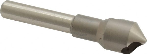 M.A. Ford - 7/16" Head Diam, 1/4" Shank Diam, 0 Flute 90° High Speed Steel Countersink - Benchmark Tooling