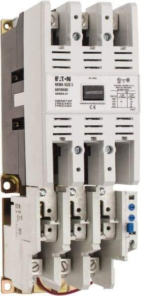 Eaton Cutler-Hammer - 110 Coil VAC at 50 Hz, 120 Coil VAC at 60 Hz, 90 Amp, NEMA Size 3, Nonreversible Open Enclosure NEMA Motor Starter - 3 Phase hp: 25 VAC - Benchmark Tooling