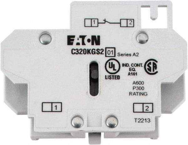 Eaton Cutler-Hammer - Starter Auxiliary Contact - For Use with 10-60A Contactors - Benchmark Tooling