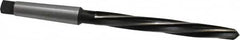 Interstate - 9/16" Reamer Diam, 3/8" Small End Diam, 2MT Morse Taper Shank, 5-1/8" Flute, Bridge Reamer - Benchmark Tooling