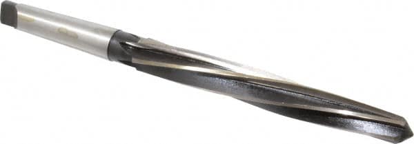 Interstate - 1" Reamer Diam, 47/64" Small End Diam, 3MT Morse Taper Shank, 7-3/8" Flute, Bridge Reamer - Benchmark Tooling