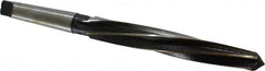 Interstate - 1-1/16" Reamer Diam, 13/16" Small End Diam, 3MT Morse Taper Shank, 7-3/8" Flute, Bridge Reamer - Benchmark Tooling