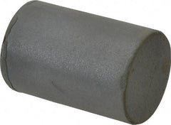 Cratex - 1" Max Diam x 1-1/2" Long, Cylinder, Rubberized Point - Very Fine Grade, Silicon Carbide, 1/4" Arbor Hole, Unmounted - Benchmark Tooling