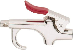 Value Collection - 145 Max psi Standard Safety Thumb Lever Blow Gun - 1/4 NPT, 3" Tube Length, Chrome Plated Zinc - Benchmark Tooling