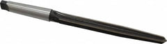 Interstate - 7/8" Reamer Diam, 39/64" Small End Diam, 3MT Morse Taper Shank, 7-3/8" Flute, Bridge Reamer - Benchmark Tooling