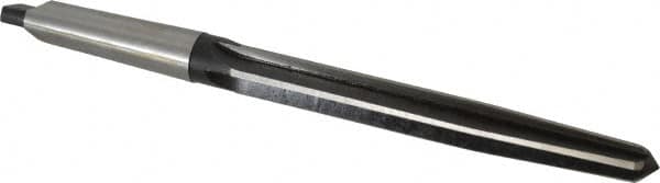 Interstate - 15/16" Reamer Diam, 43/64" Small End Diam, 3MT Morse Taper Shank, 7-3/8" Flute, Bridge Reamer - Benchmark Tooling