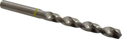 Accupro - 21/64" 130° Vanadium High Speed Steel Jobber Drill - Bright Finish, Right Hand Cut, Spiral Flute, Straight Shank, 117mm OAL, Split Point - Benchmark Tooling